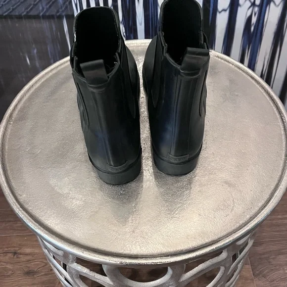 J. Crew Black Ankle Rain Boots - Picture 4 of 6